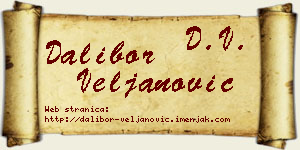Dalibor Veljanović vizit kartica